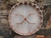 Šamanský buben 48cm karneol