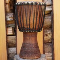 Střední djembe z Pobřeží Slonoviny 28,5x55cm