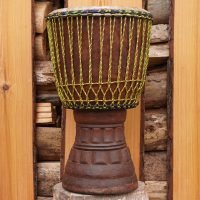 Velké djembe z Pobřeží Slonoviny 34,5x61,5cm